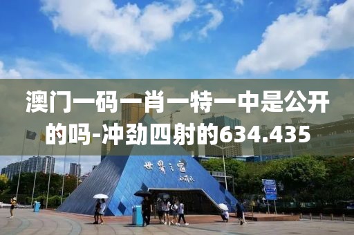 澳门一码一肖一特一中是公开的吗-冲劲四射的634.435