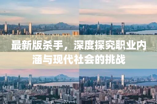 最新版杀手，深度探究职业内涵与现代社会的挑战