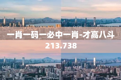 一肖一码一必中一肖-才高八斗213.738