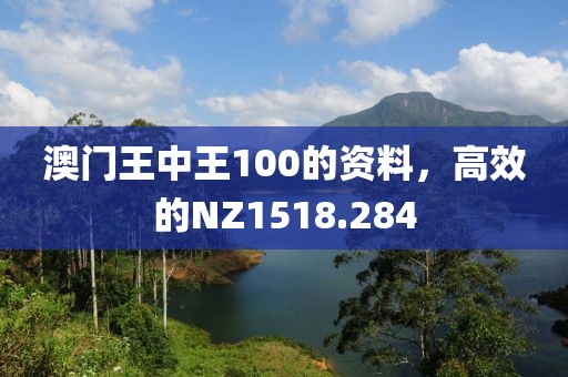 澳门王中王100的资料，高效的NZ1518.284