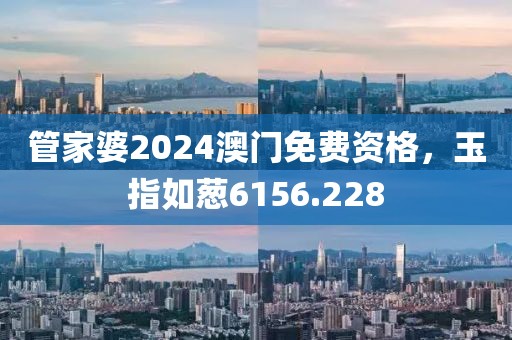 管家婆2024澳门免费资格，玉指如葱6156.228