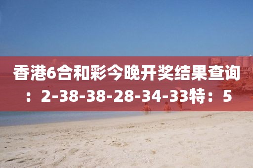 香港6合和彩今晚开奖结果查询：2-38-38-28-34-33特：5