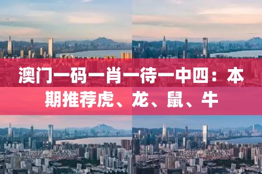 澳门一码一肖一待一中四：本期推荐虎、龙、鼠、牛