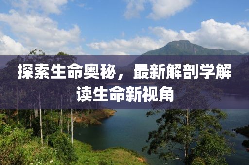 探索生命奥秘，最新解剖学解读生命新视角