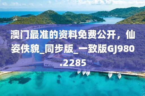 澳门最准的资料免费公开，仙姿佚貌_同步版_一致版GJ980.2285