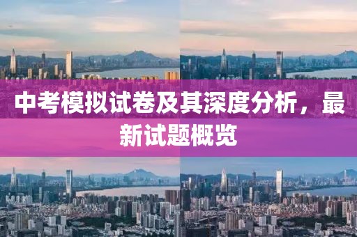 中考模拟试卷及其深度分析，最新试题概览