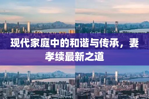 现代家庭中的和谐与传承，妻孝续最新之道