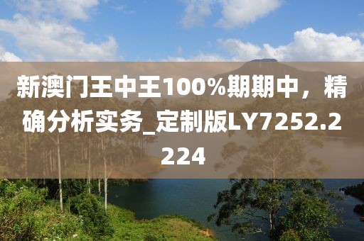 新澳门王中王100%期期中，精确分析实务_定制版LY7252.2224
