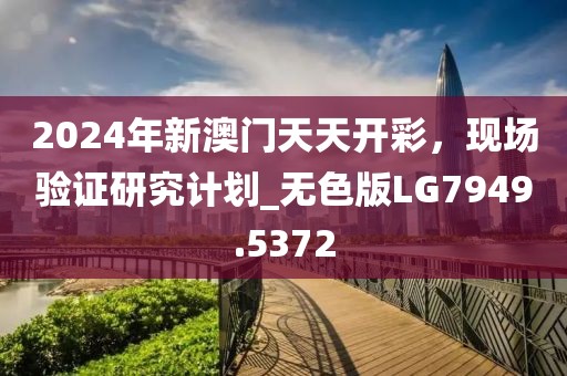 2024年新澳门天天开彩，现场验证研究计划_无色版LG7949.5372