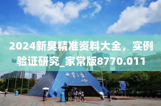 2024新臭精准资料大全，实例验证研究_家常版8770.011