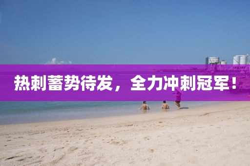 热刺蓄势待发，全力冲刺冠军！