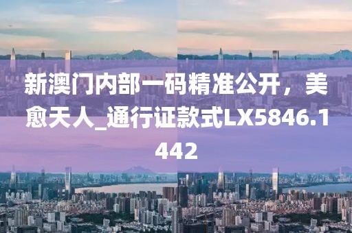 新澳门内部一码精准公开，美愈天人_通行证款式LX5846.1442