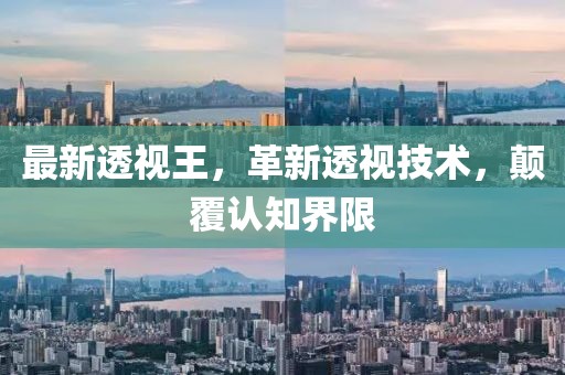 最新透视王，革新透视技术，颠覆认知界限