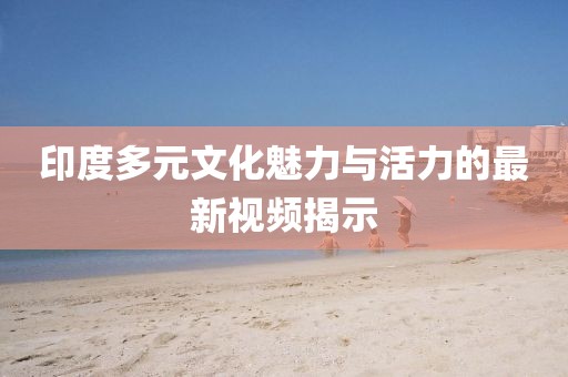 印度多元文化魅力与活力的最新视频揭示