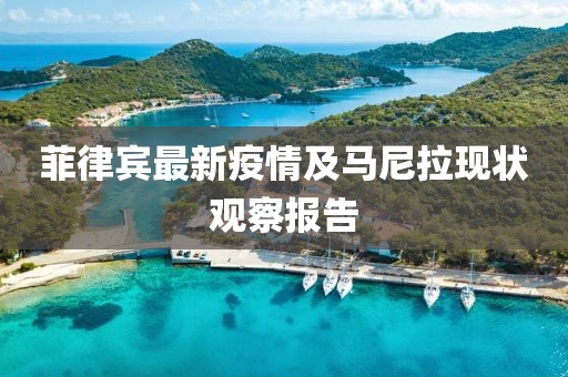 菲律宾最新疫情及马尼拉现状观察报告