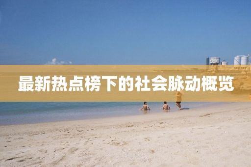 最新热点榜下的社会脉动概览