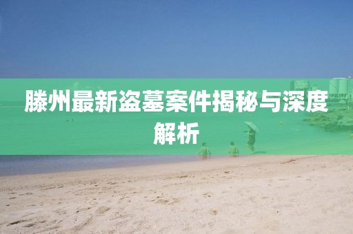 滕州最新盗墓案件揭秘与深度解析