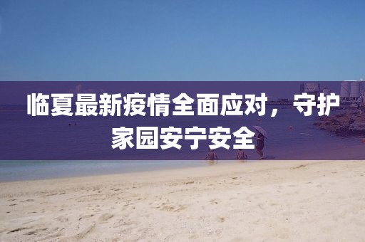 临夏最新疫情全面应对,守护家园安宁安全