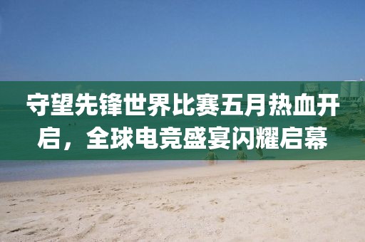 守望先锋世界比赛五月热血开启，全球电竞盛宴闪耀启幕