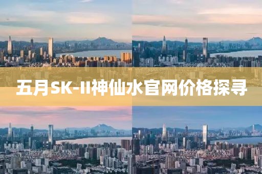 五月SK-II神仙水官网价格探寻