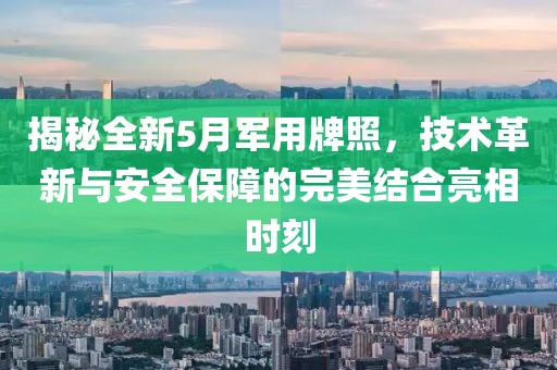 揭秘全新5月军用牌照,技术革新与安全保障的完美结合亮相时刻