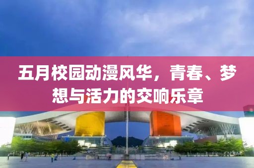 五月校园动漫风华，青春、梦想与活力的交响乐章