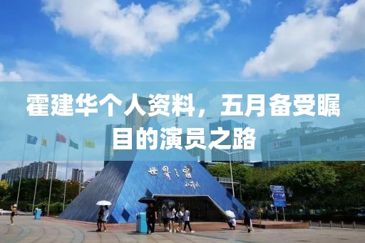 霍建华个人资料，五月备受瞩目的演员之路