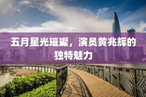 五月星光璀璨,演员黄兆辉的独特魅力