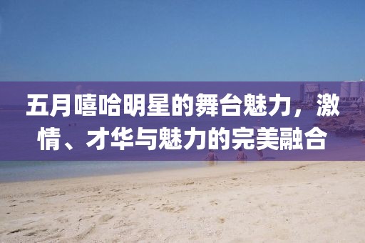 五月嘻哈明星的舞台魅力,激情、才华与魅力的完美融合