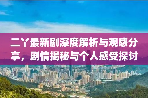 二丫最新剧深度解析与观感分享，剧情揭秘与个人感受探讨