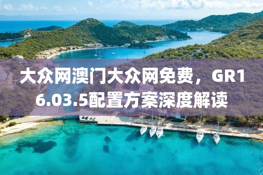大众网澳门大众网免费,GR16.03.5配置方案深度解读