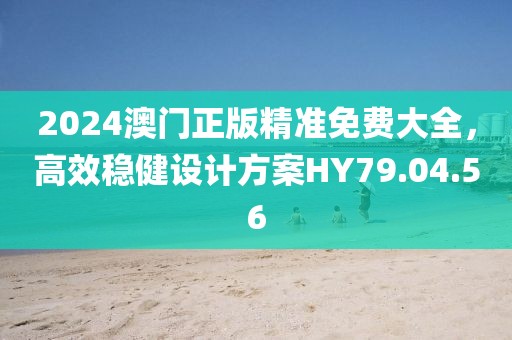 2024澳门正版精准免费大全，高效稳健设计方案HY79.04.56
