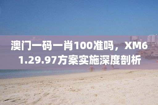 澳门一码一肖100准吗，XM61.29.97方案实施深度剖析