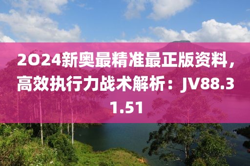 2O24新奥最精准最正版资料，高效执行力战术解析：JV88.31.51