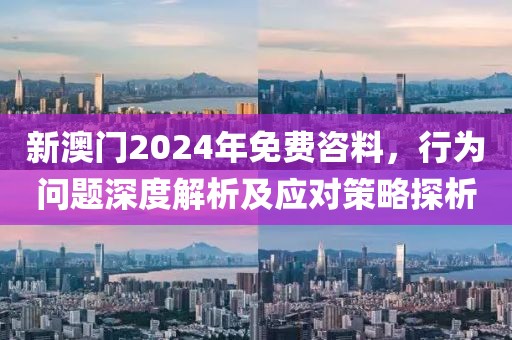 新澳门2024年免费咨料，行为问题深度解析及应对策略探析