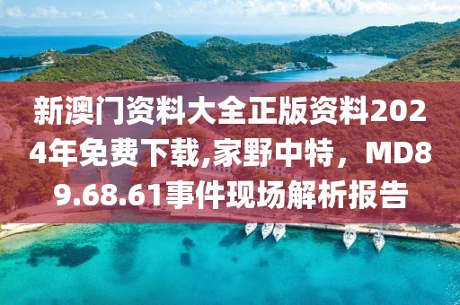 新澳门资料大全正版资料2024年免费下载,家野中特，MD89.68.61事件现场解析报告