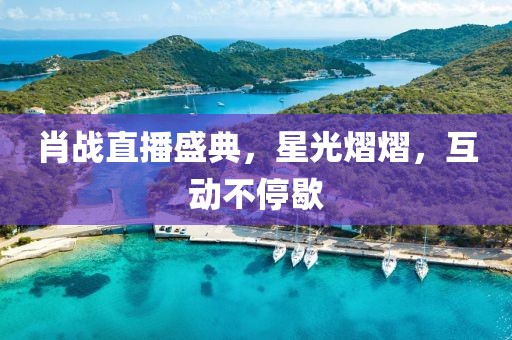 肖战直播盛典，星光熠熠，互动不停歇