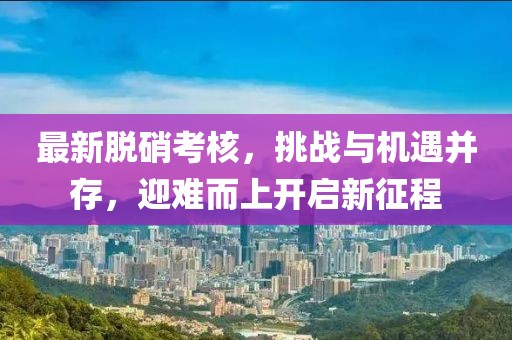 最新脱硝考核，挑战与机遇并存，迎难而上开启新征程