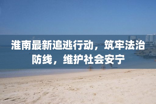 淮南最新追逃行动，筑牢法治防线，维护社会安宁