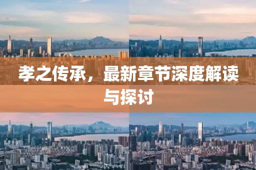 孝之传承，最新章节深度解读与探讨