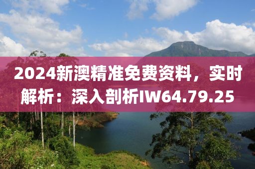 2024新澳精准免费资料，实时解析：深入剖析IW64.79.25