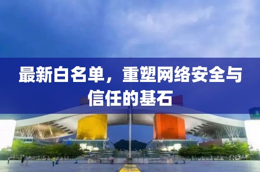 最新白名单，重塑网络安全与信任的基石
