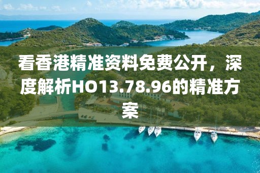 看香港精准资料免费公开，深度解析HO13.78.96的精准方案