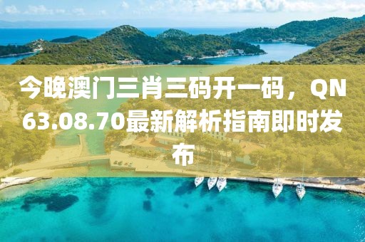 今晚澳门三肖三码开一码，QN63.08.70最新解析指南即时发布