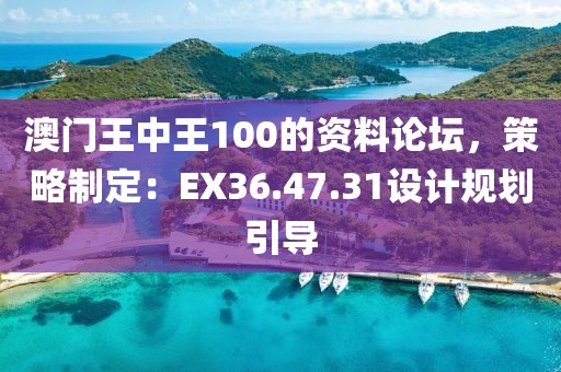 澳门王中王100的资料论坛，策略制定：EX36.47.31设计规划引导