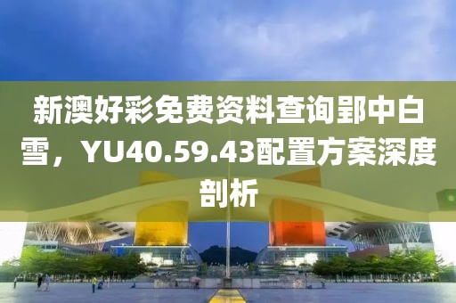 新澳好彩免费资料查询郢中白雪，YU40.59.43配置方案深度剖析