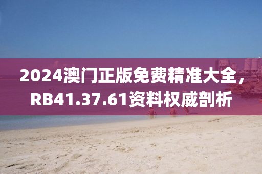 2024澳门正版免费精准大全，RB41.37.61资料权威剖析