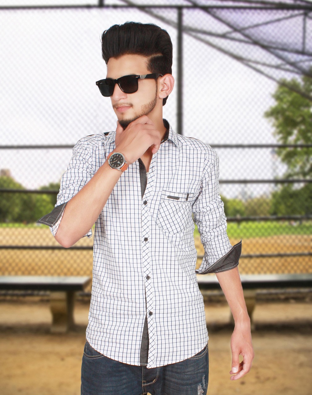 五月侯明昊,机场风采的独特魅力展现